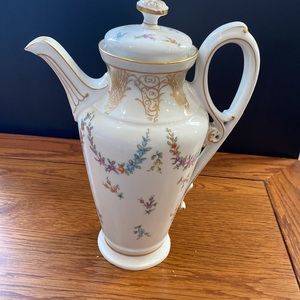 VINTAGE T&V PORCELAIN TEAPOT